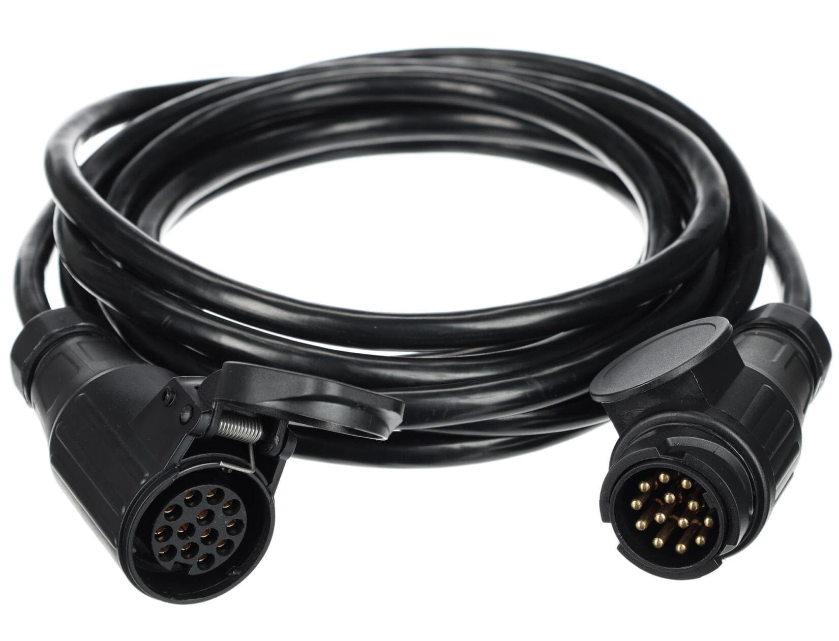 Prodlužovací 13pin kabel - závěsná zásuvka+zástrčka TRAILER CABLE 8, 12V, 5m SIXTOL