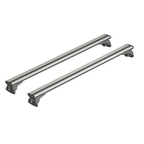Střešní nosiče NORDRIVE SILENZIO L 128 cm stříbrné - na integrované podélníky - náhled 2