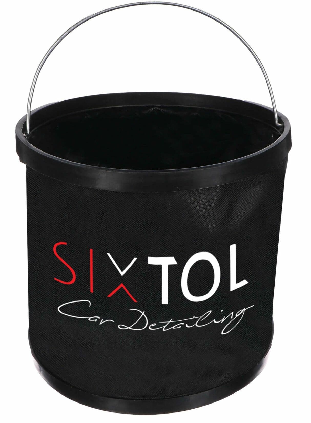 Skládací kbelík na vodu pro mytí auta CAR DETAILING BUCKET 1, 9 l SIXTOL - náhled 2