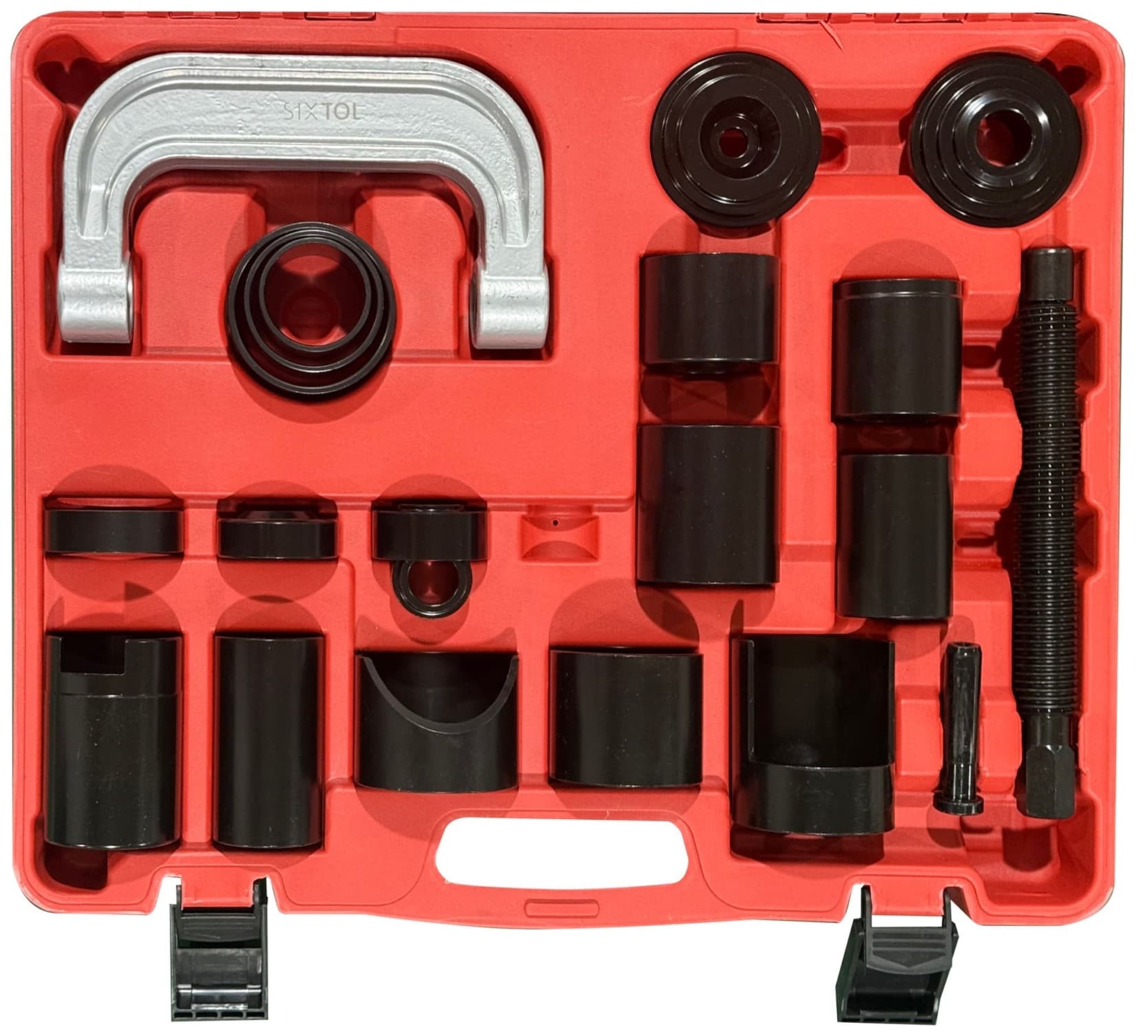 Sada adaptérů pro demontáž kulových čepů MECHANIC BALL JOINT 7, 21 ks SIXTOL - náhled 2