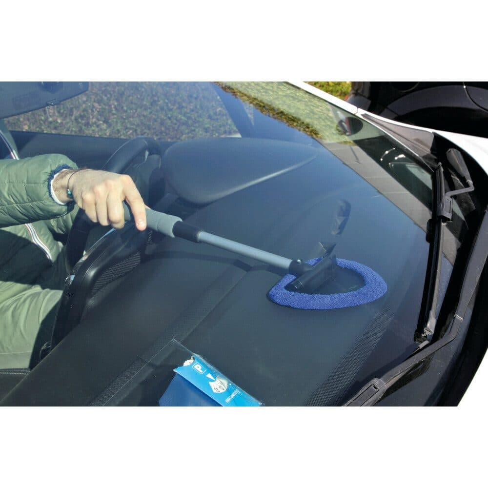 Stěrka na odmlžení a čištění oken teleskopická 33-48 cm - LAMPA - náhled 3