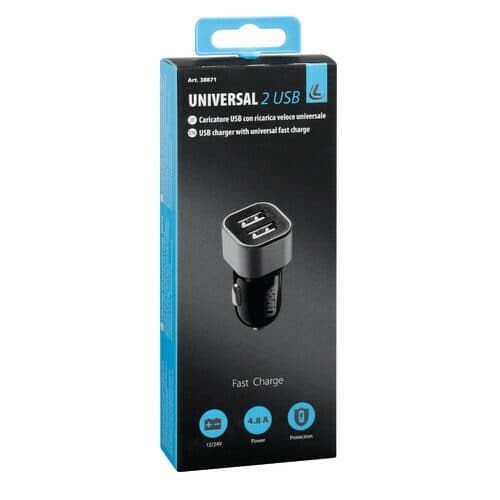USB nabíječka se 2 porty Fast Charge 4800 mA - 12/24V LAMPA - náhled 3