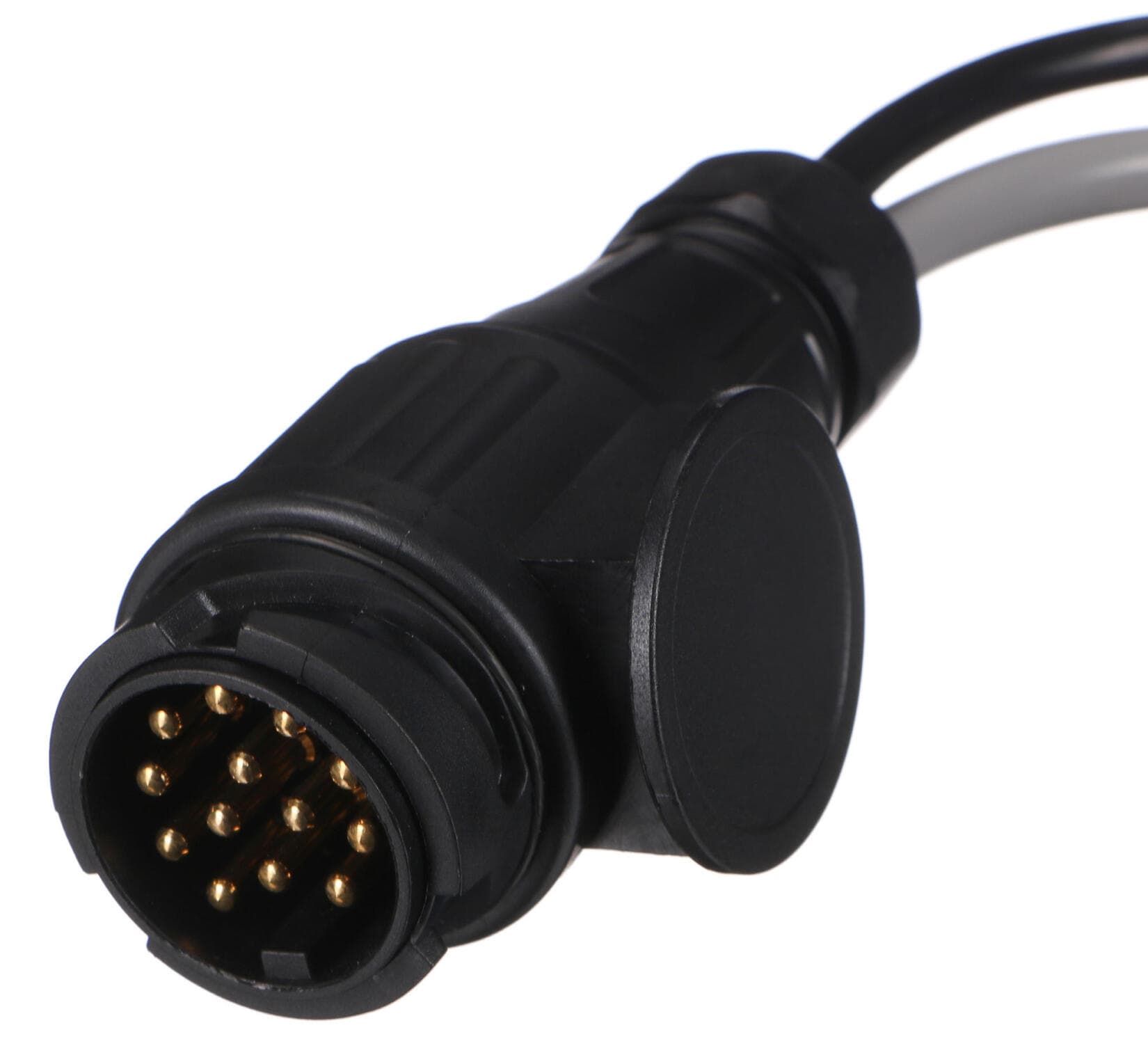 Kabelová redukce zástrčky tažného zařízení TRAILER CABLE 6, ze 13pin na 7pin N+S, 35cm SIXTOL - náhled 3
