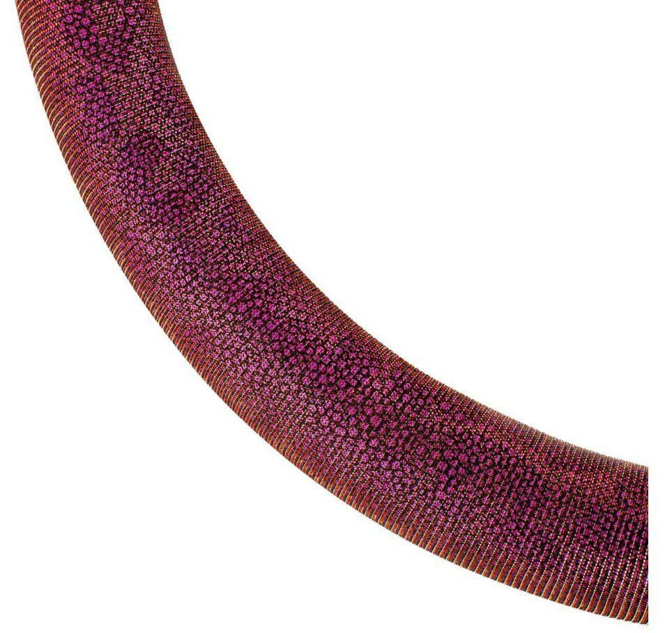 Potah volantu růžový leopard UNI 37-39cm - náhled 2