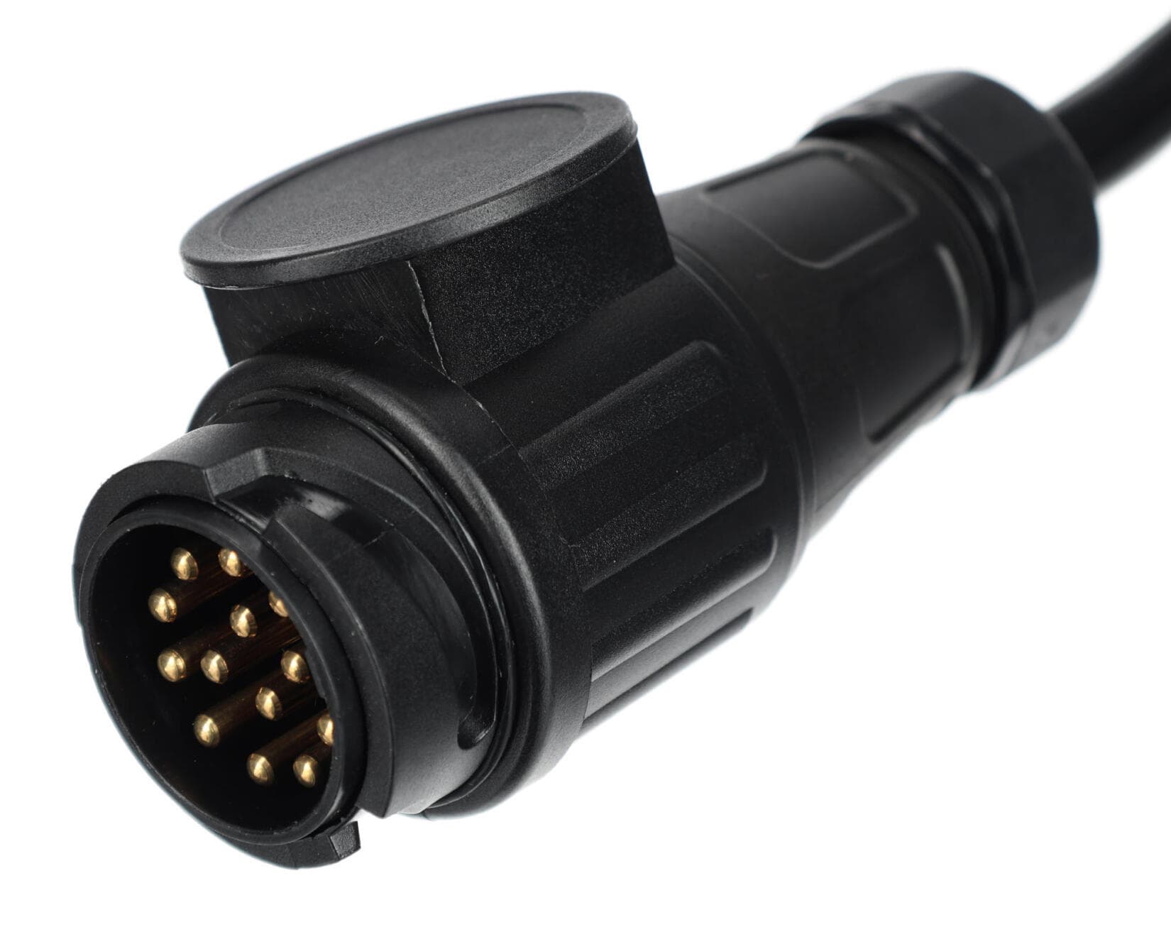 Prodlužovací 13pin kabel - závěsná zásuvka+zástrčka TRAILER CABLE 8, 12V, 5m SIXTOL - náhled 5