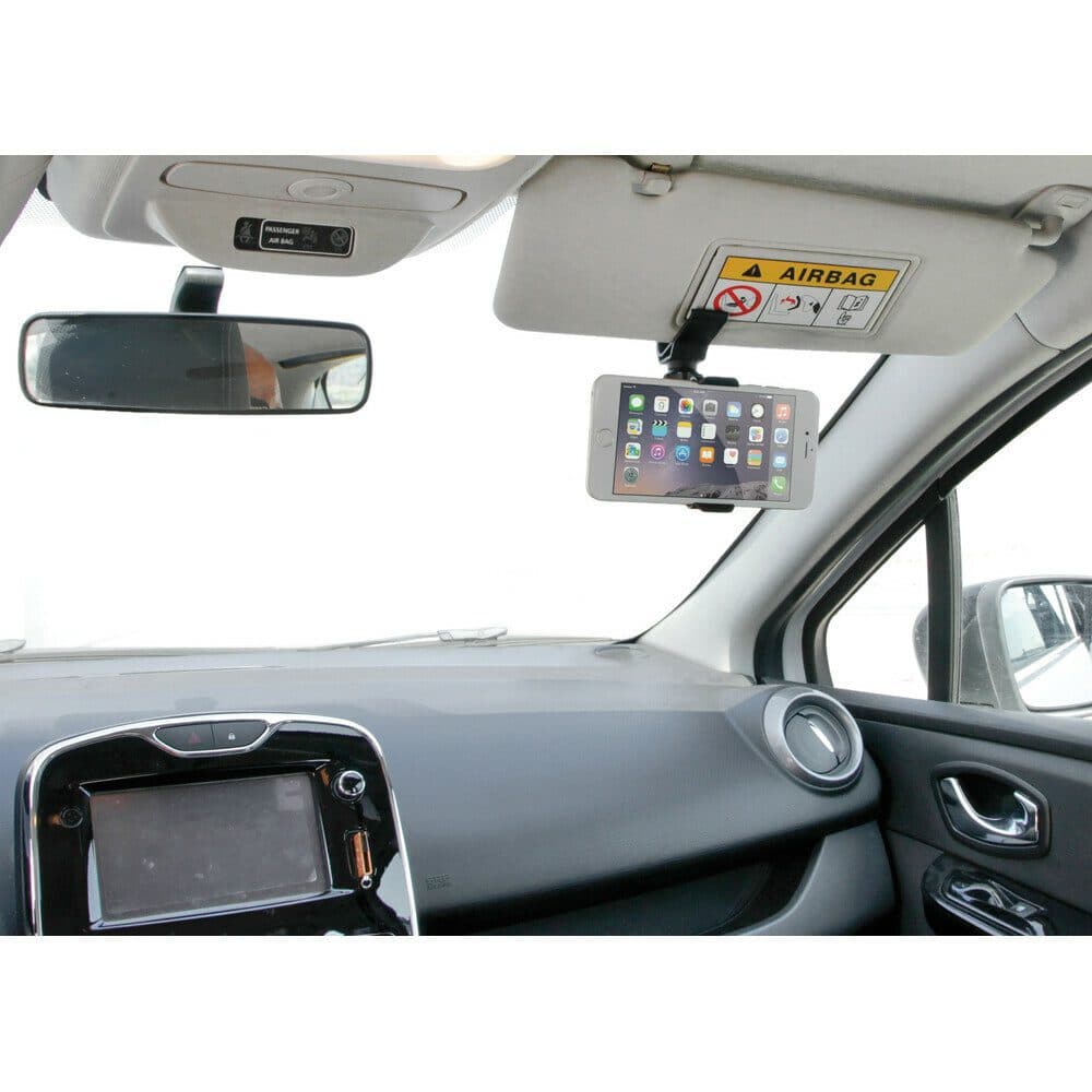 Držák mobilního telefonu na stínítko VISOR SNAP LAMPA - náhled 4