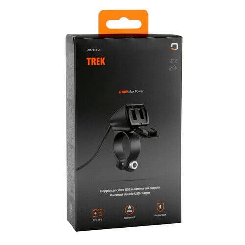 Voděodolná USB nabíječka s dvěma porty 5400 mA 30W 12/24V - náhled 5
