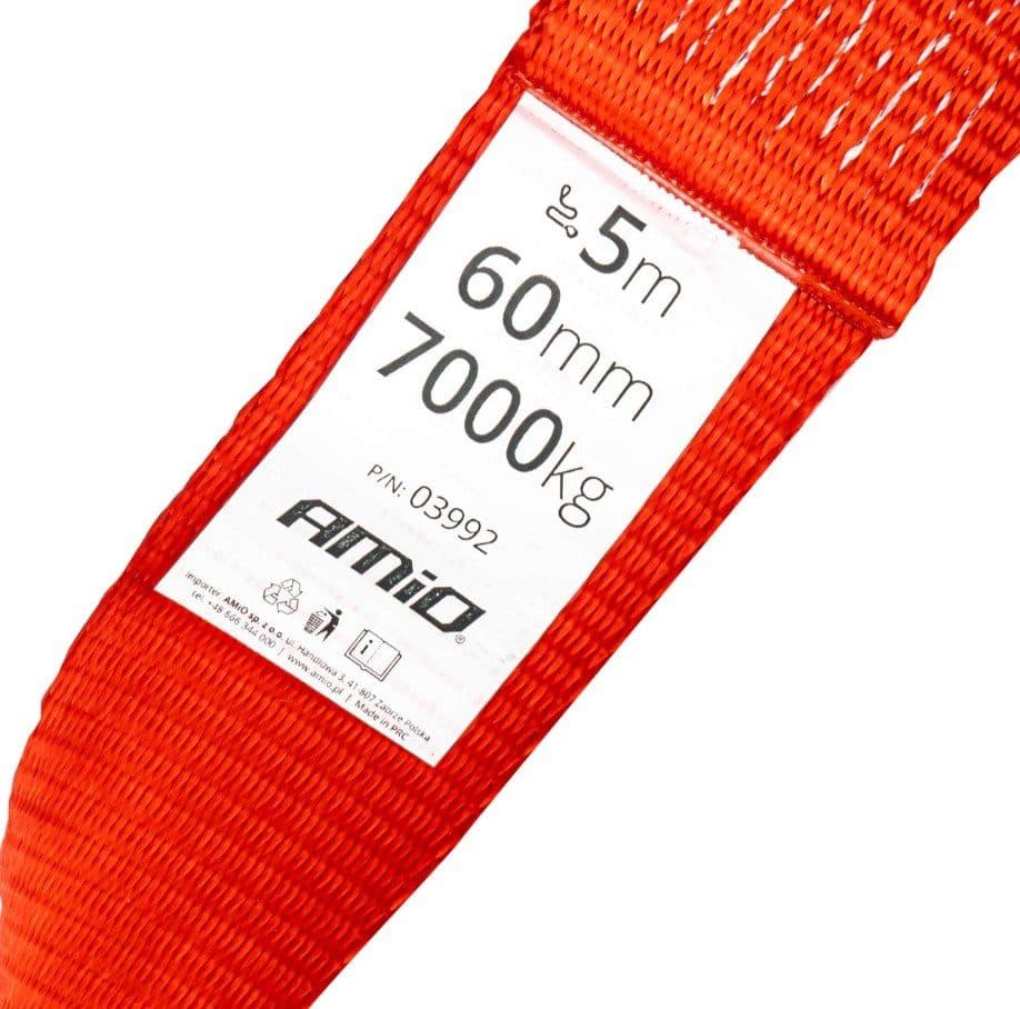 Upínací popruh 7000kg 60mm 5m - náhled 2