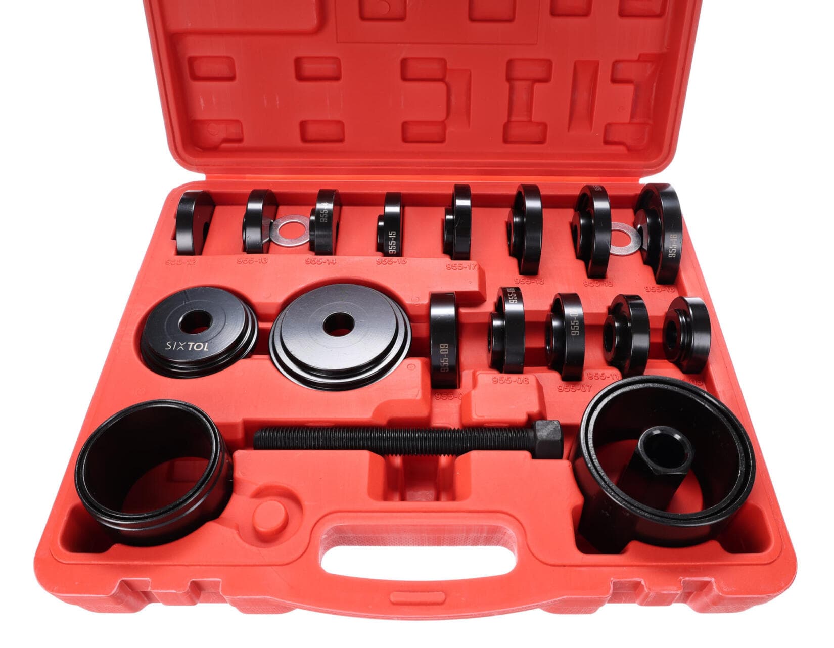 Sada na montáž a demontáž ložisek přední nápravy MECHANIC BEARING PULLER 3, 23 ks SIXTOL - náhled 4