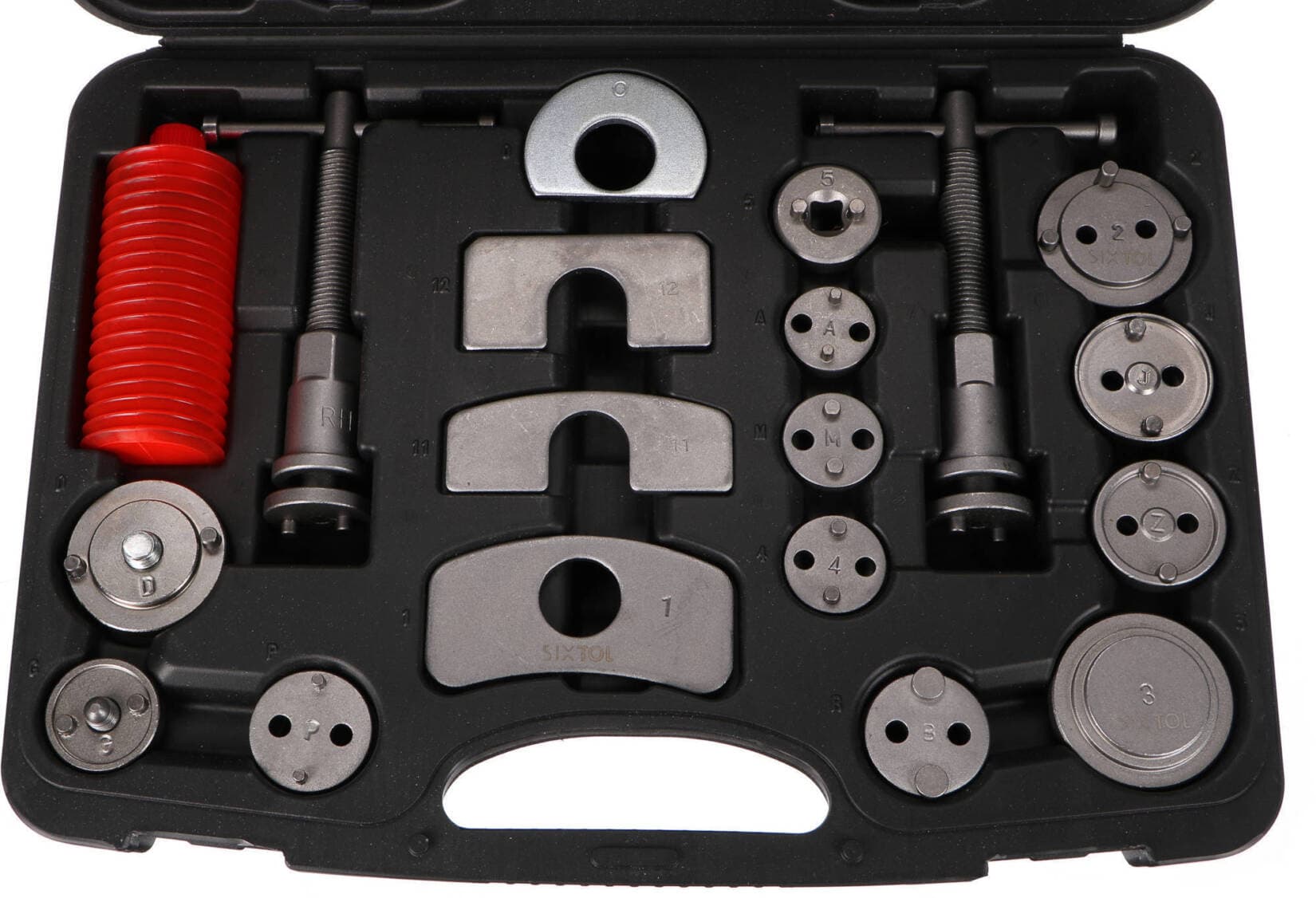 Stlačovák brzdových pístů MECHANIC BRAKE SET BLACK 35, sada 35ks SIXTOL - náhled 5