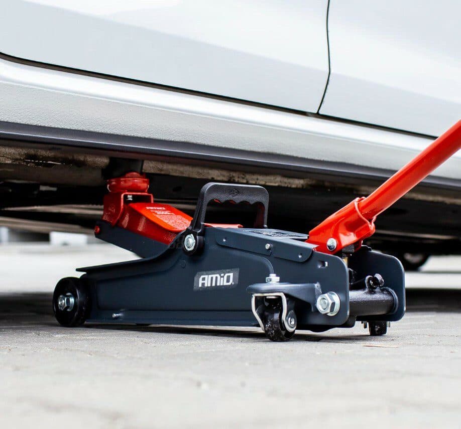 Hydraulický zvedák AMIO nízkoprofilový 2 tuny CE TUV GS - náhled 2