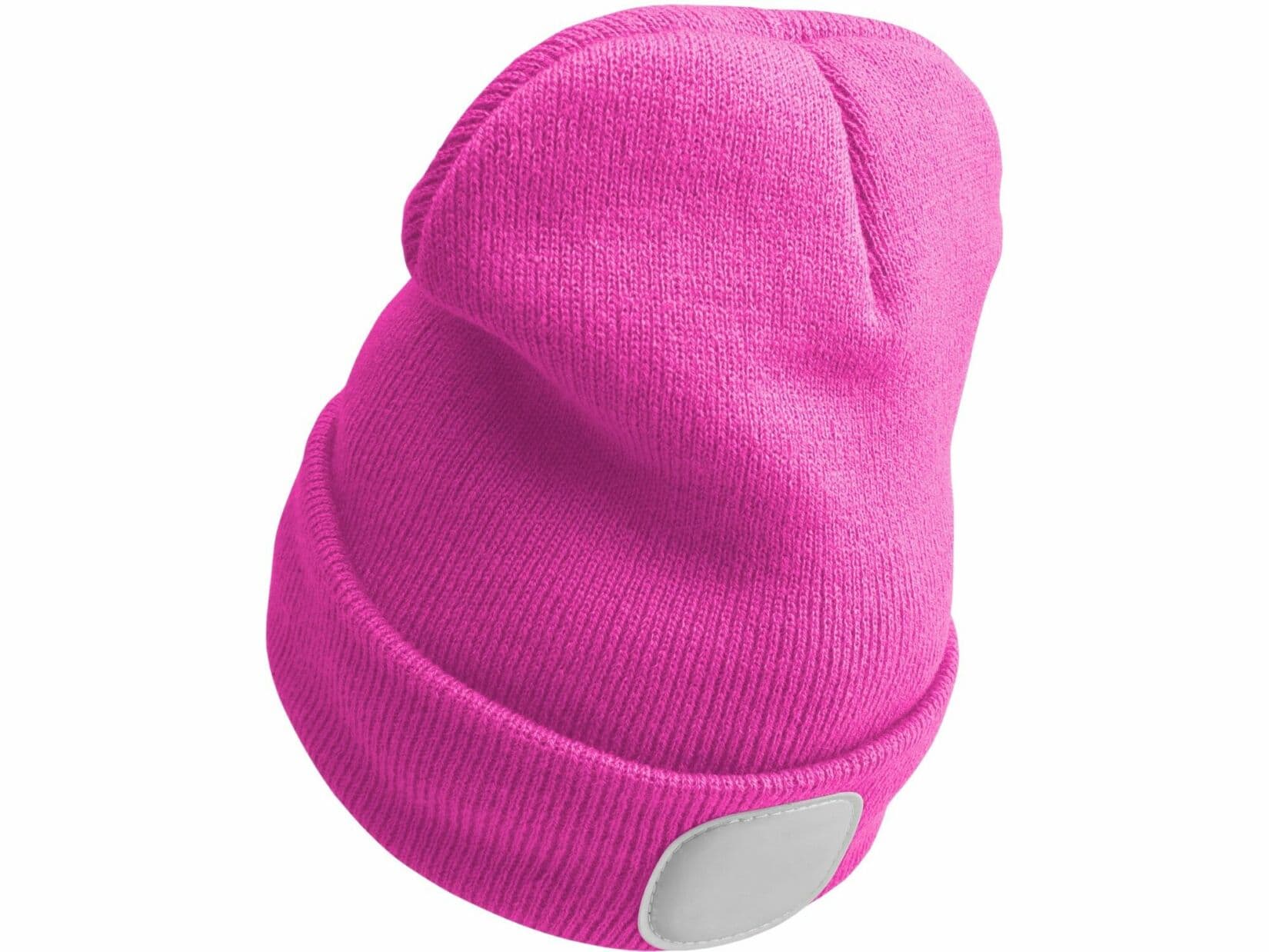 Čepice s čelovkou 180lm, nabíjecí, USB, univerzální velikost, bavlna/PE, růžová SIXTOL - náhled 4