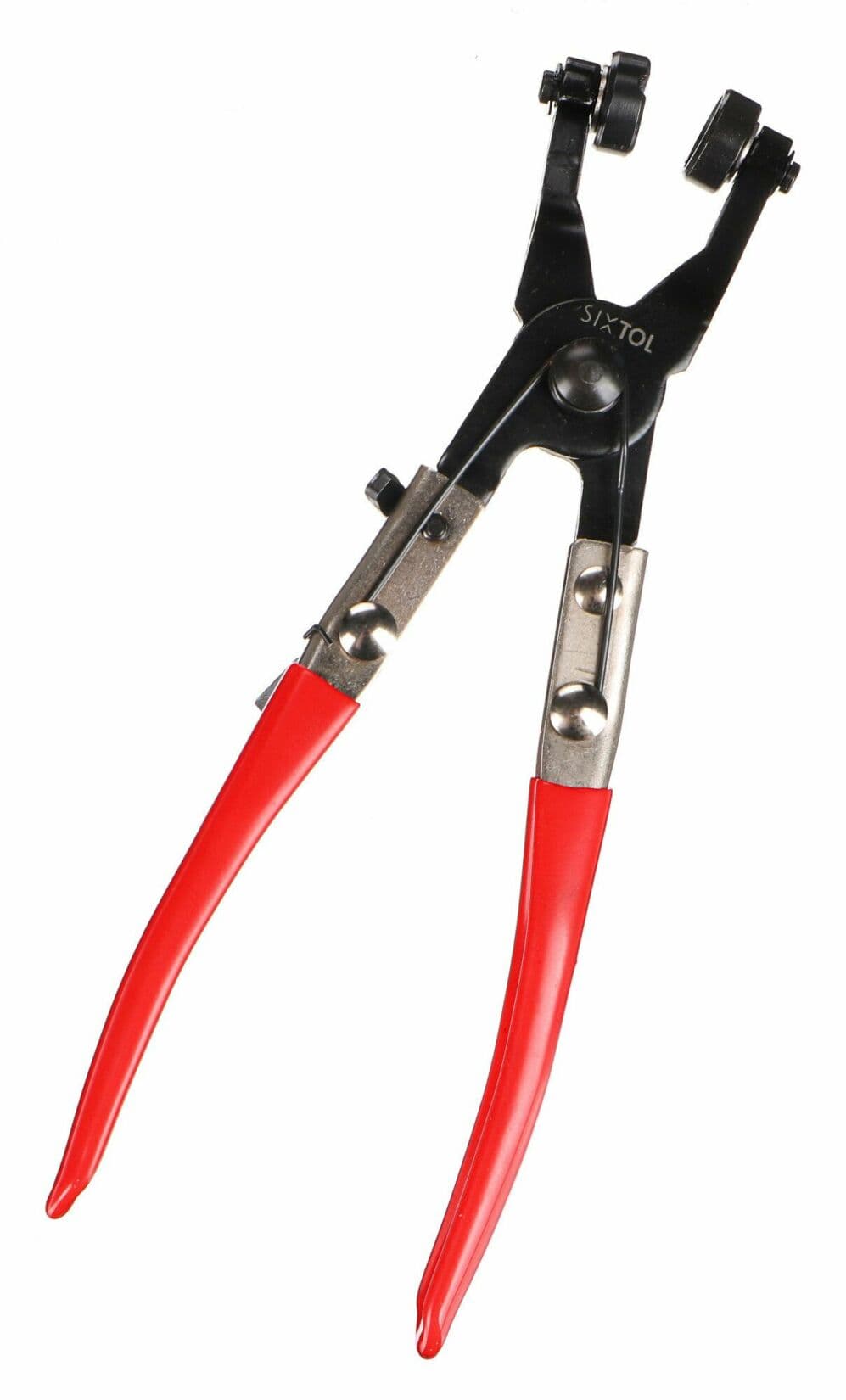 Kleště na jednoduché samosvorné hadicové spony, zahnuté MECHANIC HOSE CLAMP 6 SIXTOL - náhled 3
