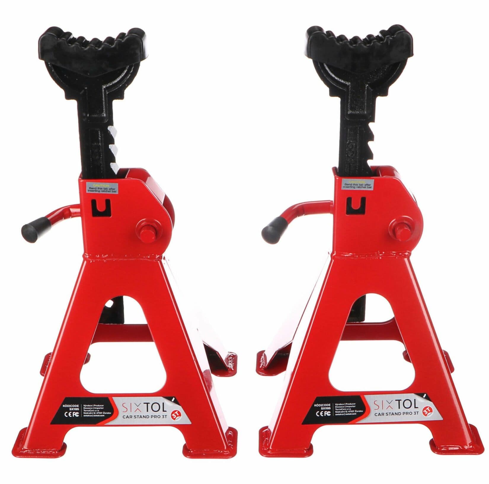 Podstavec pod auto MECHANIC CAR STAND PRO 3T, 2ks SIXTOL - náhled 2