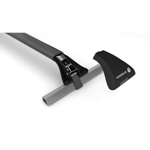 Střešní nosiče NORDRIVE Snap Steel Rail S černé - na podélníky - náhled 5