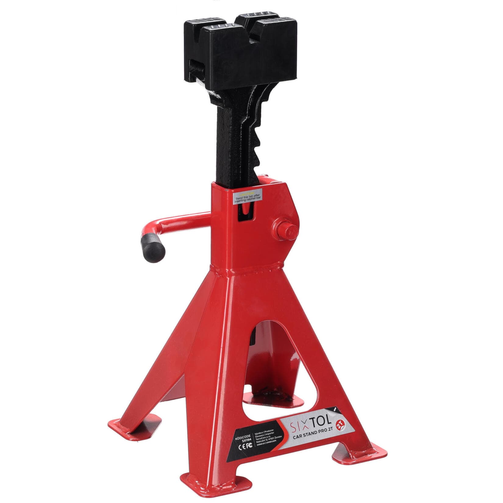 Gumová podložka pro podstavec pod auto MECHANIC CAR STAND PRO 6T, 102x47x50 mm SIXTOL - náhled 5