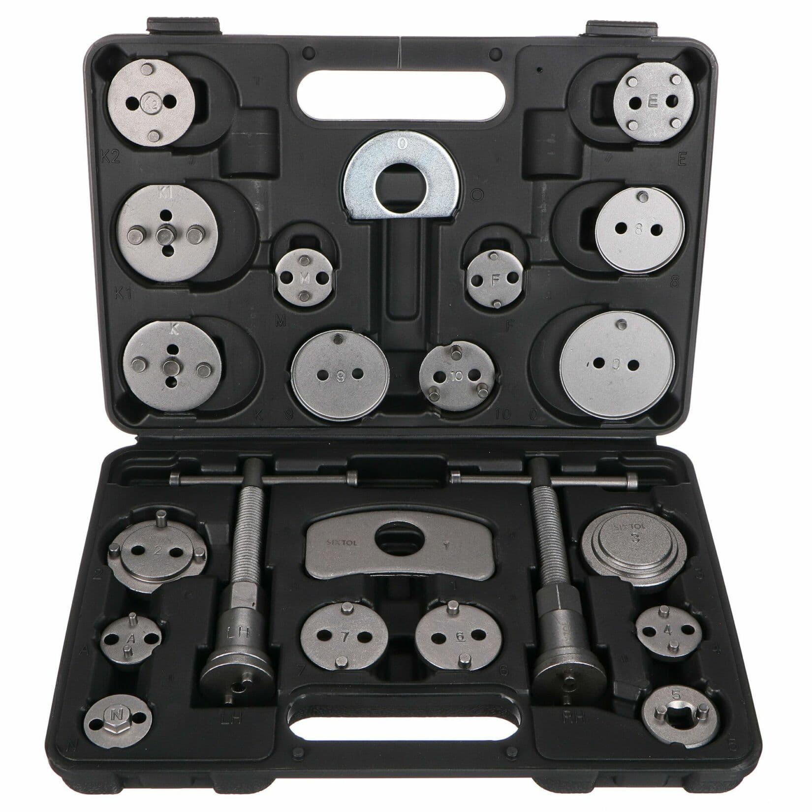 Stlačovák brzdových pístů MECHANIC BRAKE SET BLACK 22, sada 22ks SIXTOL - náhled 3