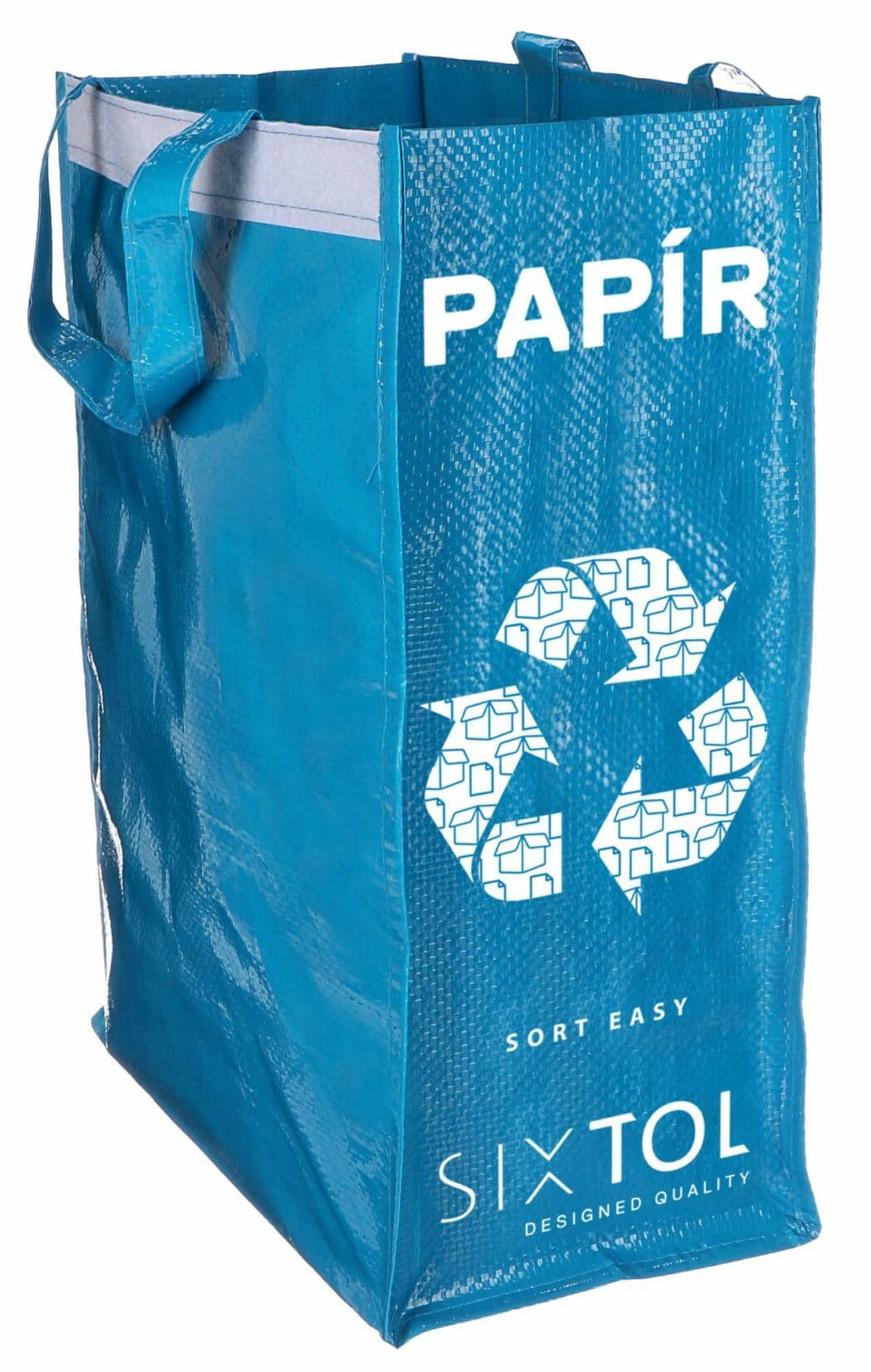 Tašky na tříděný odpad SORT EASY 3 SLIM, 18x30x40 cm, 3 x 22 l, 3 ks SIXTOL - náhled 5