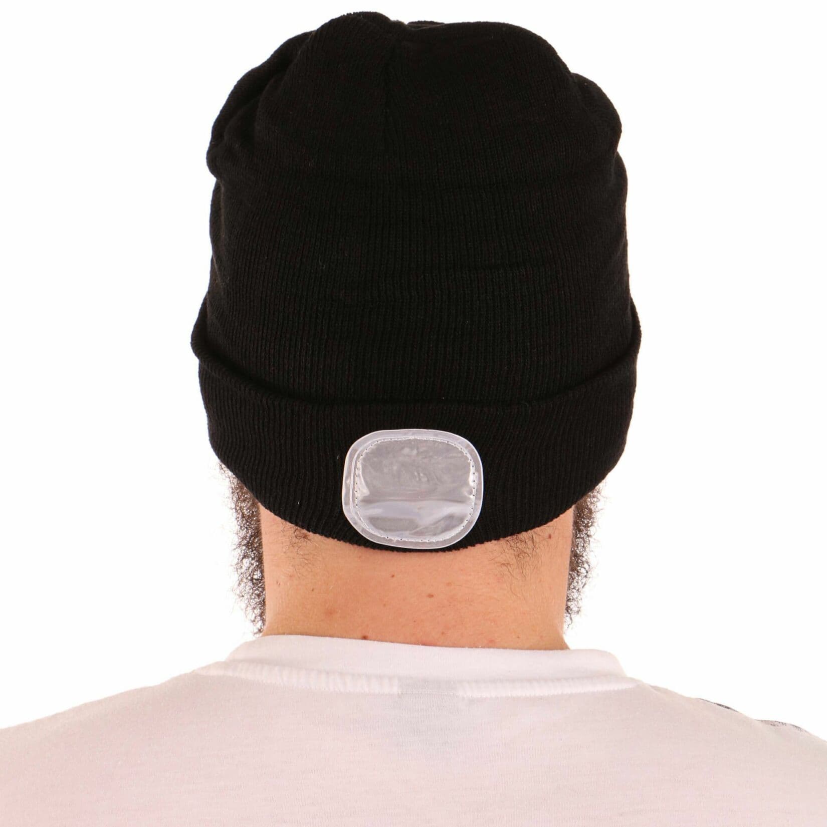 Čepice s čelovkou 180lm, nabíjecí, USB, univerzální velikost, bavlna/PE, černá SIXTOL - náhled 4