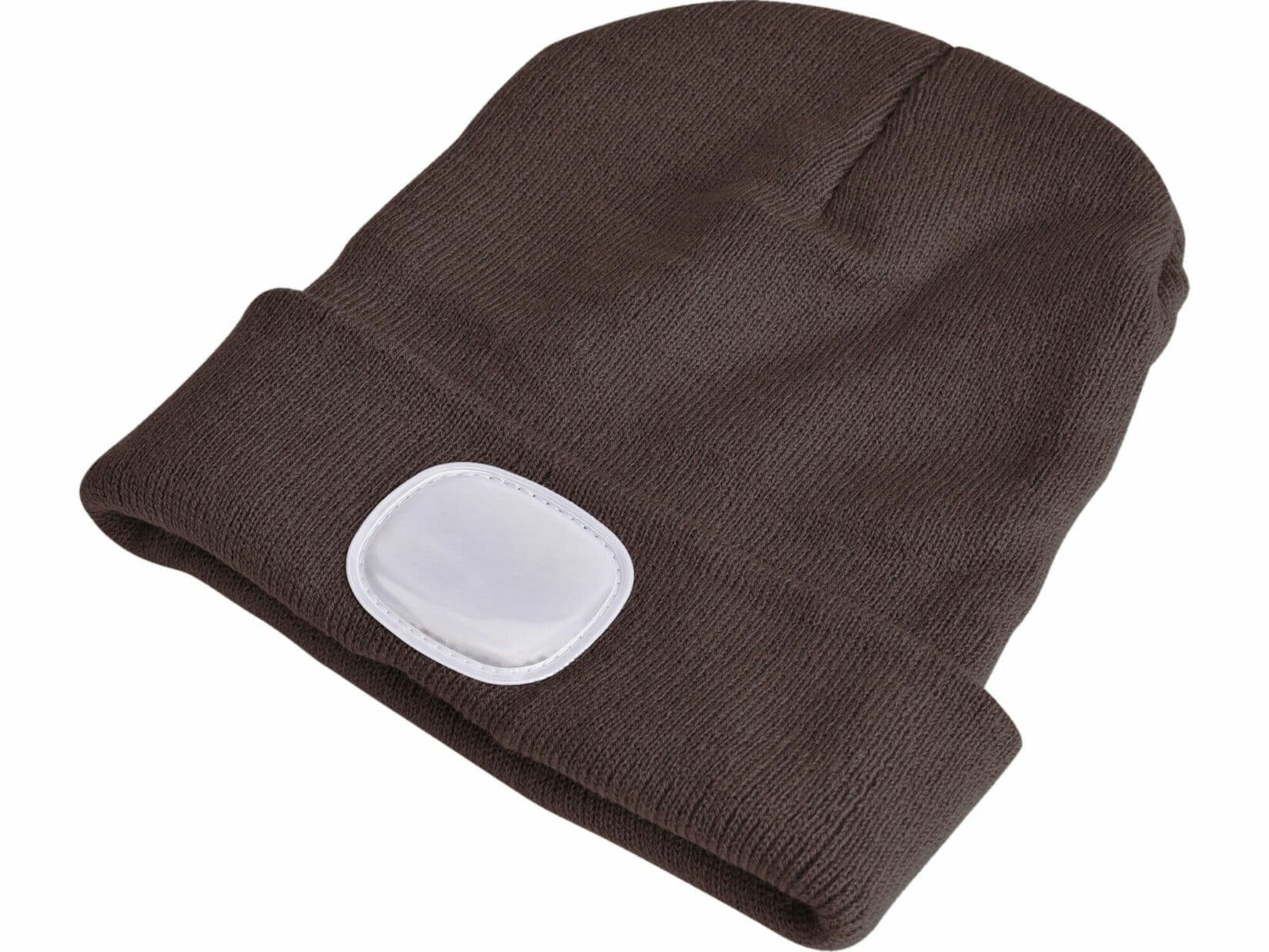 Čepice s čelovkou 180lm, nabíjecí, USB, univerzální velikost, bavlna/PE, hnědá SIXTOL - náhled 3