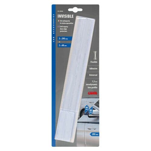 Chrániče hran dveří samolepicí LAMPA - 14 x 295 mm / 14 x 68 mm čiré - sada 4 ks - náhled 2