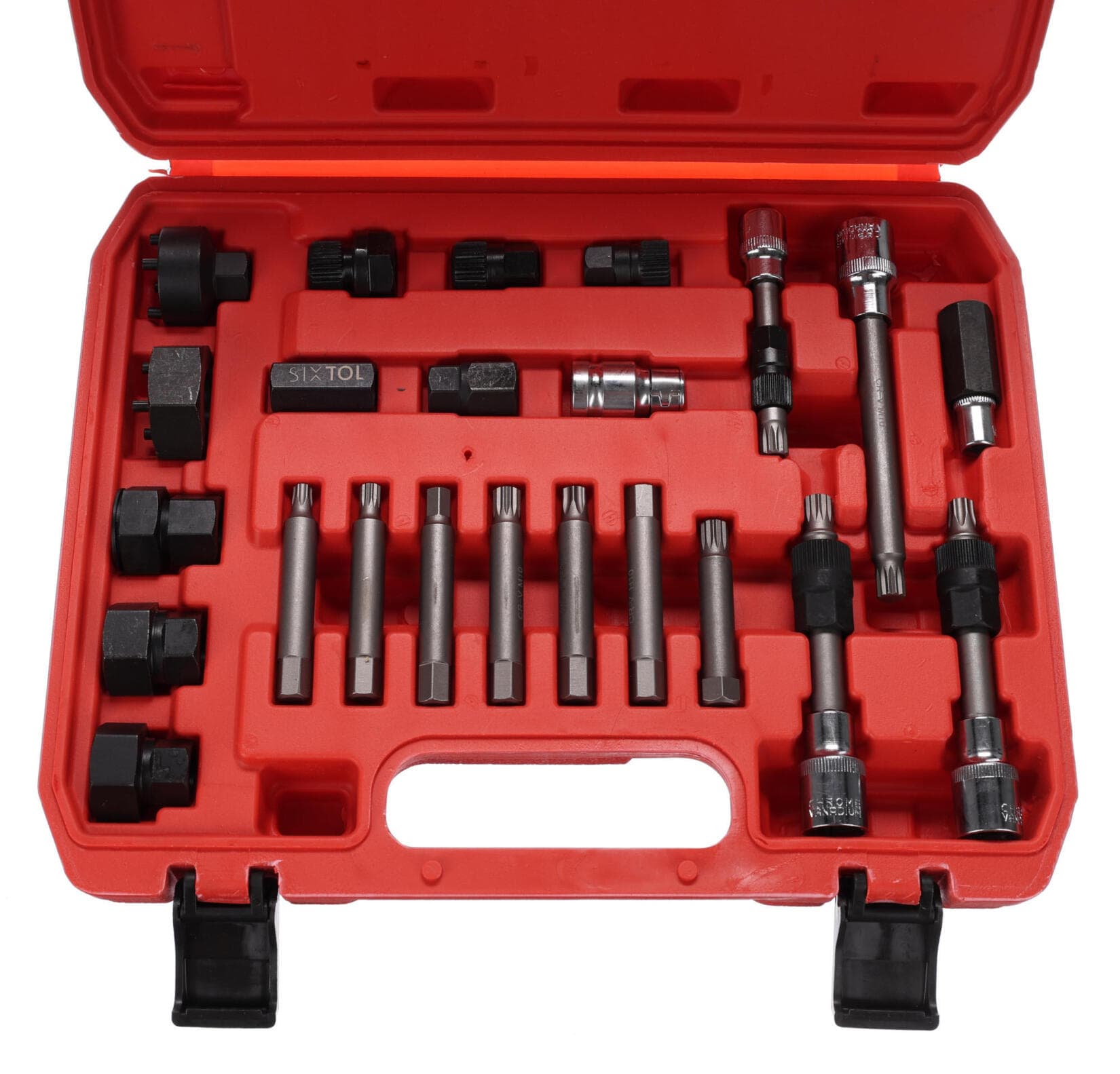 Sada na montáž a demontáž řemenic alternátoru MECHANIC PULLEY SET 3, 24 ks SIXTOL - náhled 3