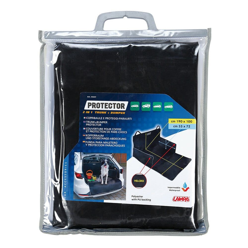 Deka ochranná do kufru Protector 2v1 190 x 100 x 33 cm LAMPA - náhled 5