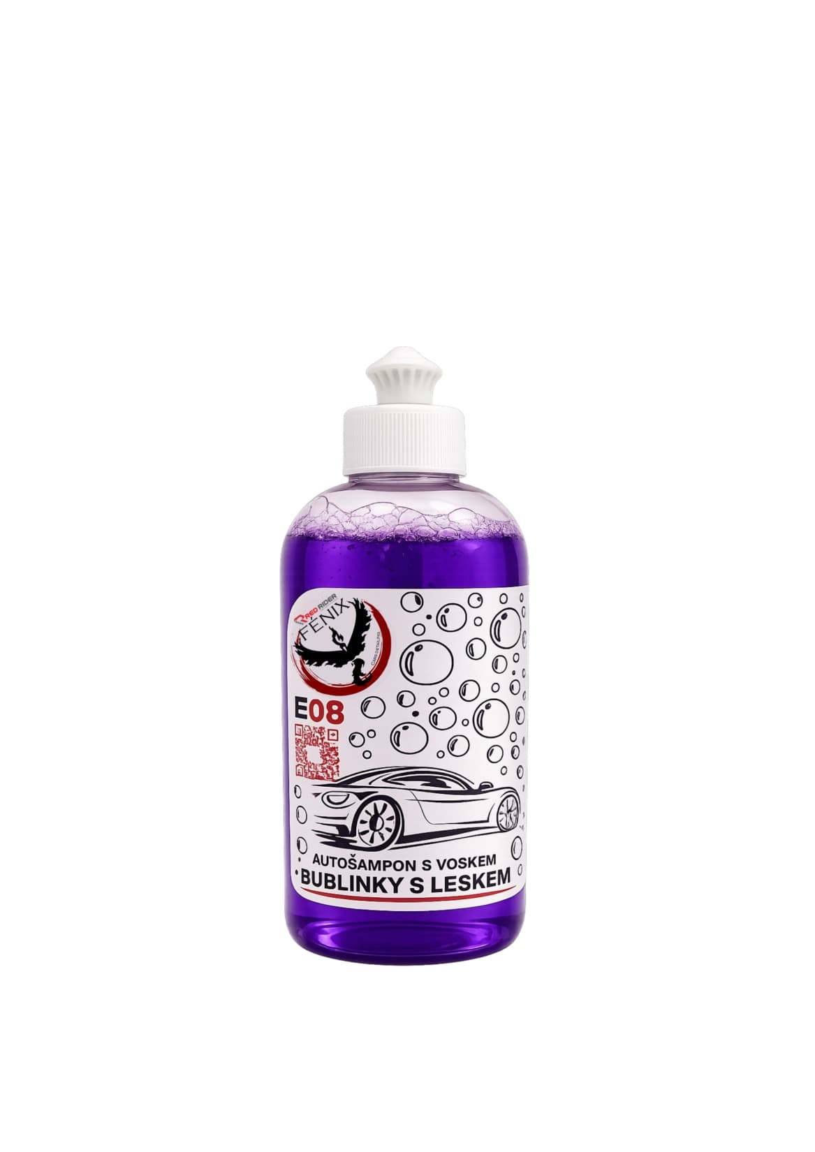 RED RIDER FÉNIX Autošampon s voskem - bublinky s leskem (500 ml)