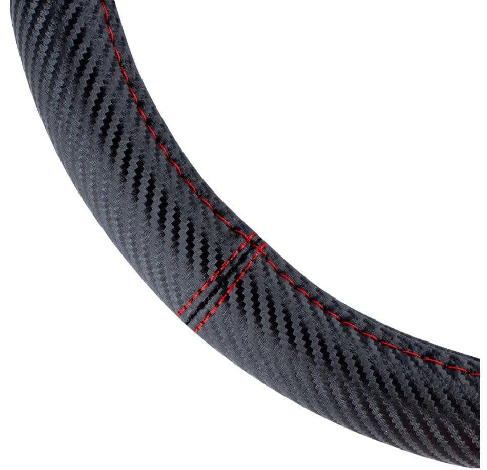 Potah volantu CARBON UNI 37-39cm - černý - náhled 2