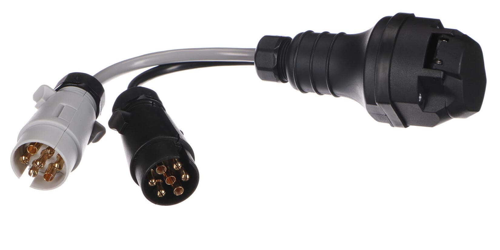 Kabelová redukce zásuvky tažného zařízení TRAILER CABLE 5, ze 13pin na 7pin N+S, 35cm SIXTOL
