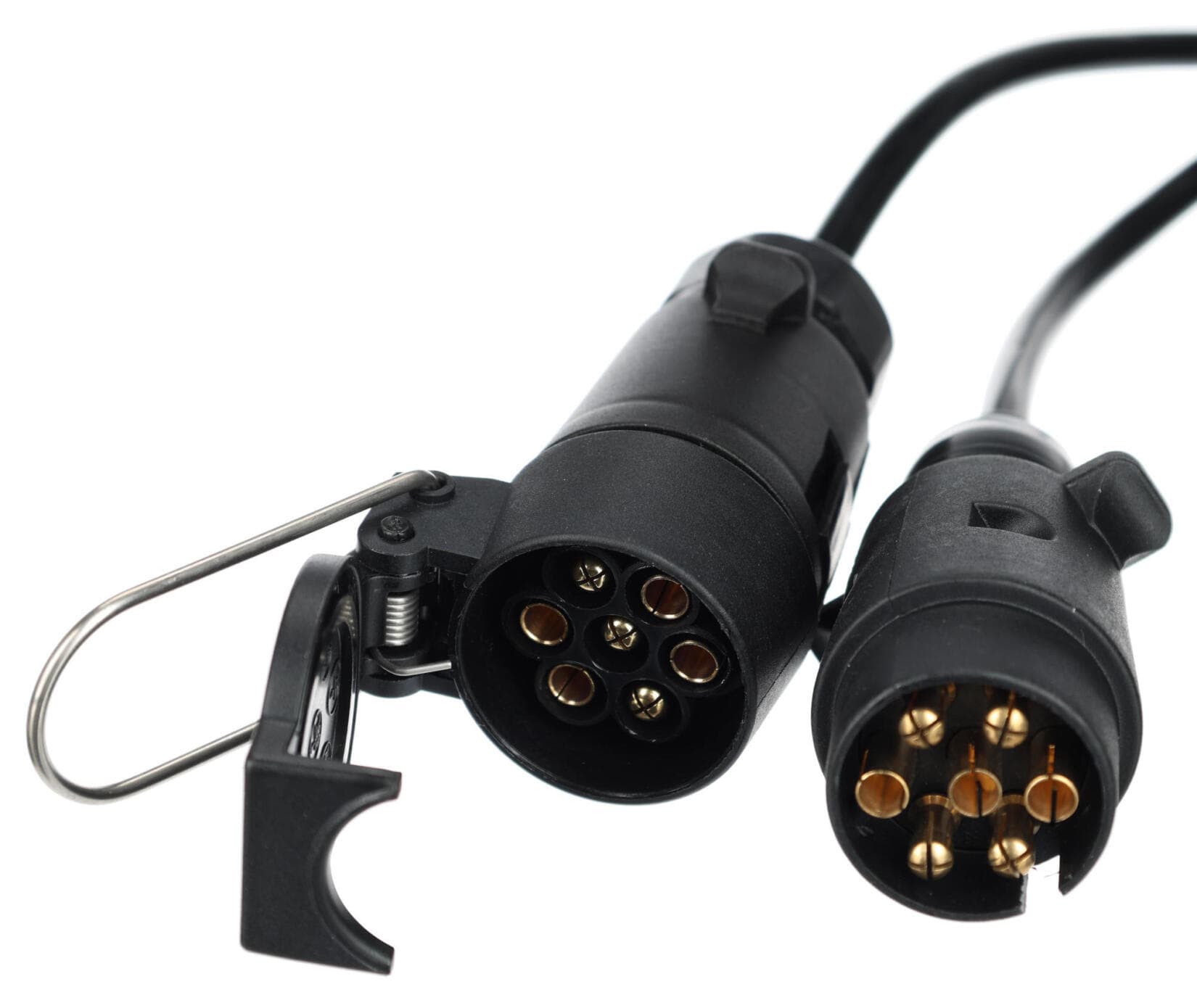 Prodlužovací 7pin kabel - závěsná zásuvka+zástrčka TRAILER CABLE 7, 12V, 5m SIXTOL - náhled 5