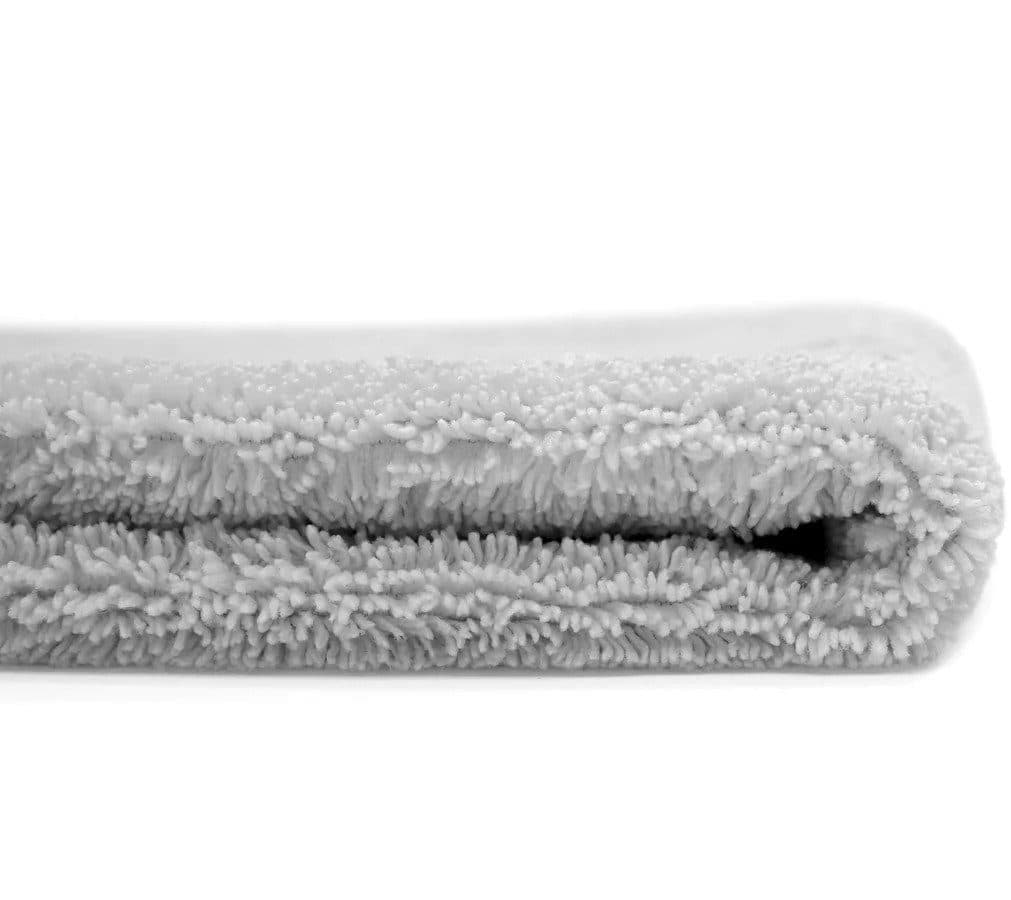Sada mikrovláknových utěrek The Collection Dual Pile 420 GSM 40x40 cm 3 pack (Ice Grey) - náhled 5