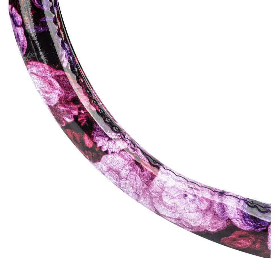 Potah volantu růžové květy 37-39cm - náhled 2