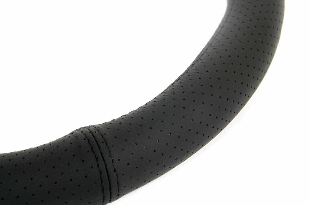 Potah volantu z pravé kůže perforovaný M 37-39cm - náhled 2