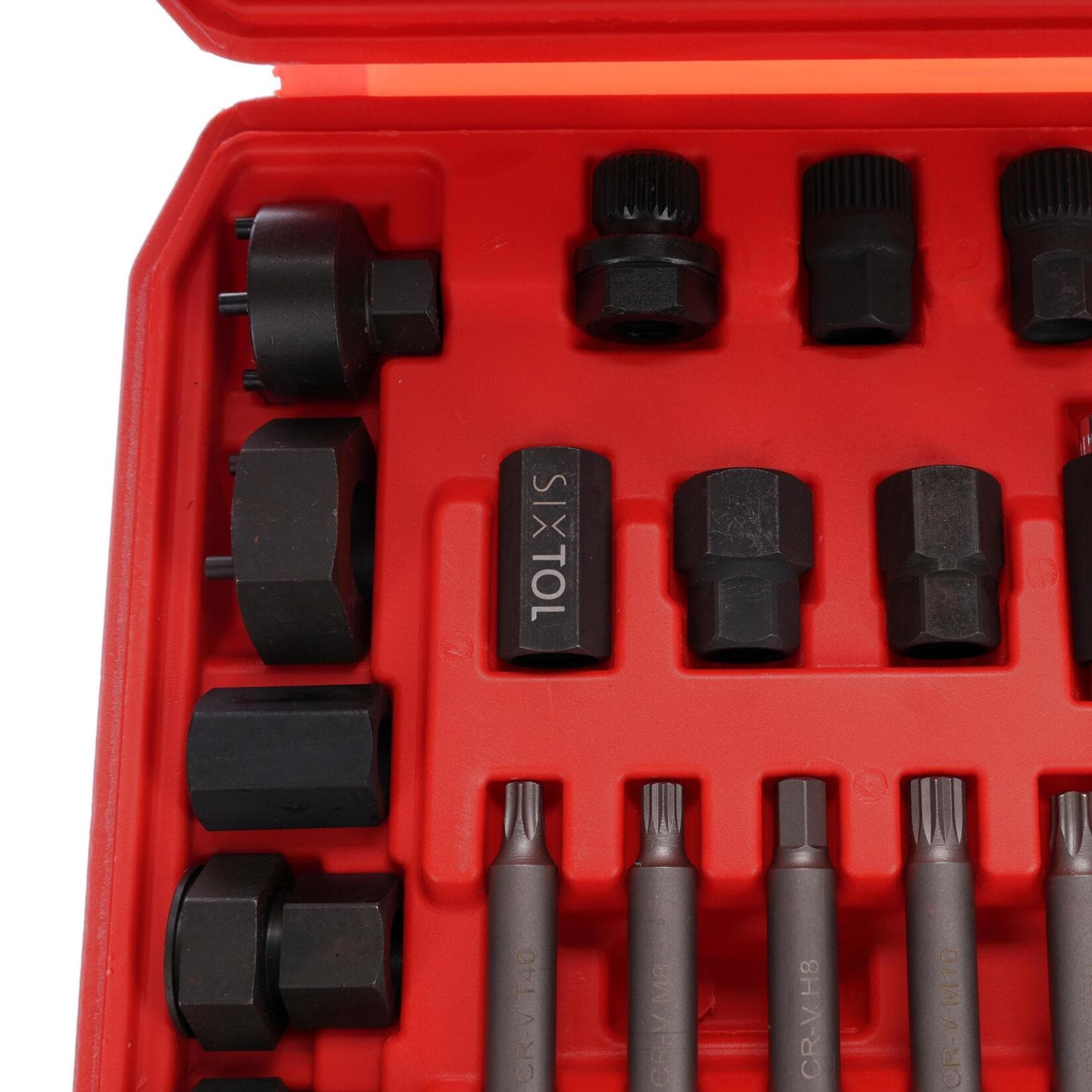 Sada na montáž a demontáž řemenic alternátoru MECHANIC PULLEY SET 4, 30 ks SIXTOL - náhled 4