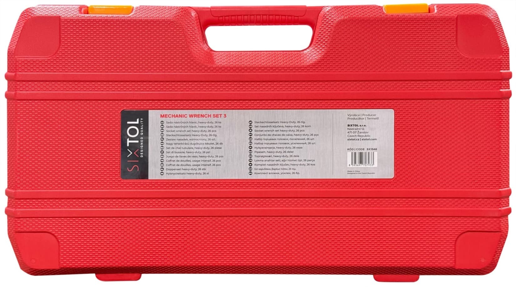Sada nástrčných hlavic MECHANIC WRENCH SET 3, heavy-duty, 26 ks SIXTOL - náhled 5