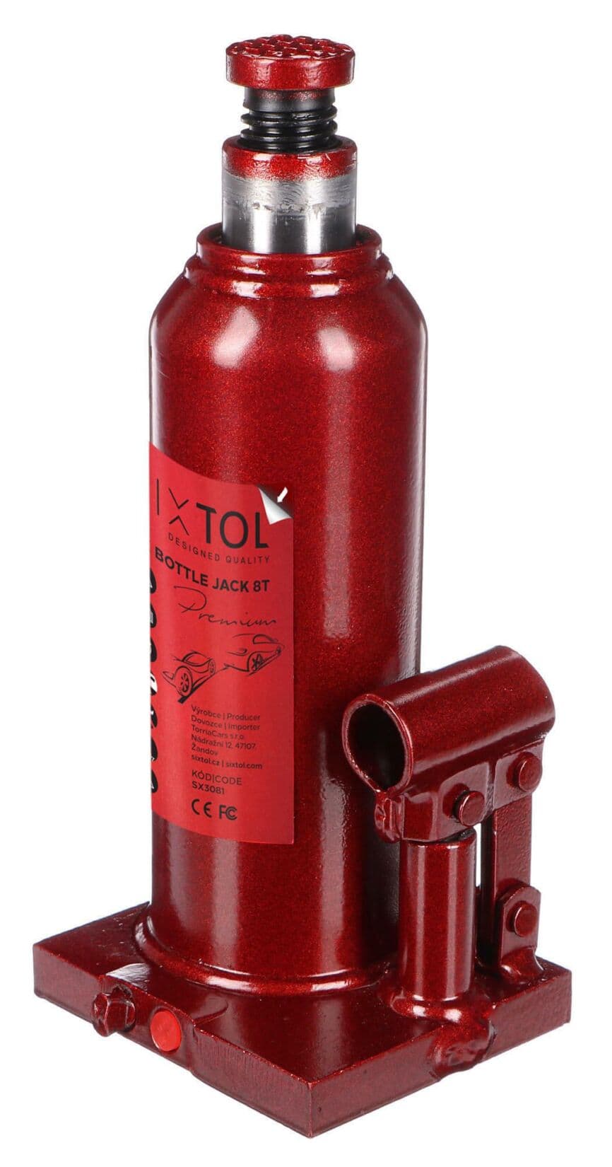 Hydraulický zvedák panenka SX BOTTLE JACK PREMIUM 8T SIXTOL - náhled 3