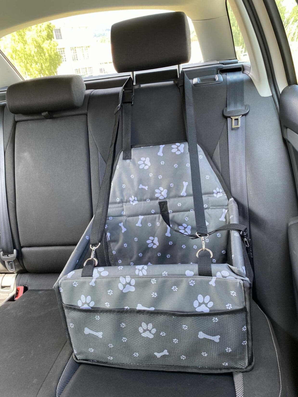 Košík na psa do auta CAR BASKET JERRY, 43 x 35 x 25 cm SIXTOL - náhled 3