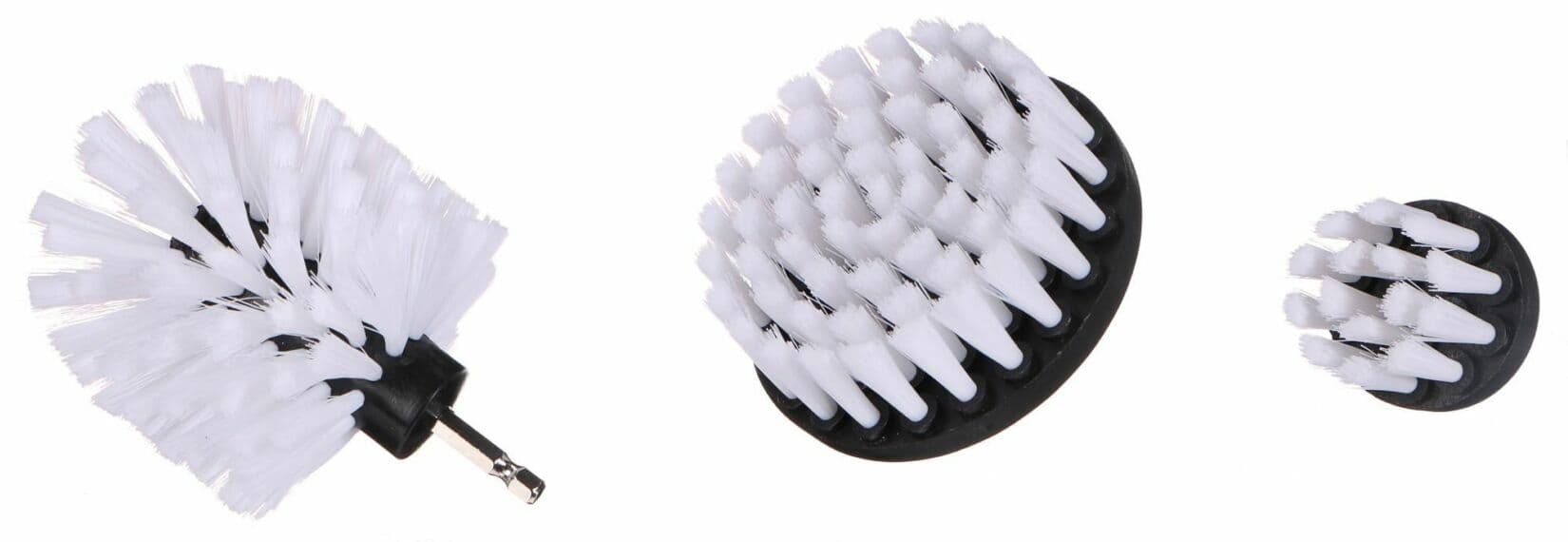 Sada kartáčů na vrtačku pro čištění auta CAR DETAILING DRILL BRUSH 3 SOFT, 3ks SIXTOL - náhled 3
