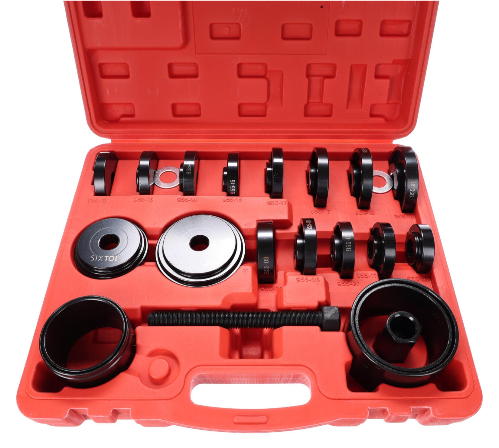 Sada na montáž a demontáž ložisek přední nápravy MECHANIC BEARING PULLER 3, 23 ks SIXTOL - náhled 3