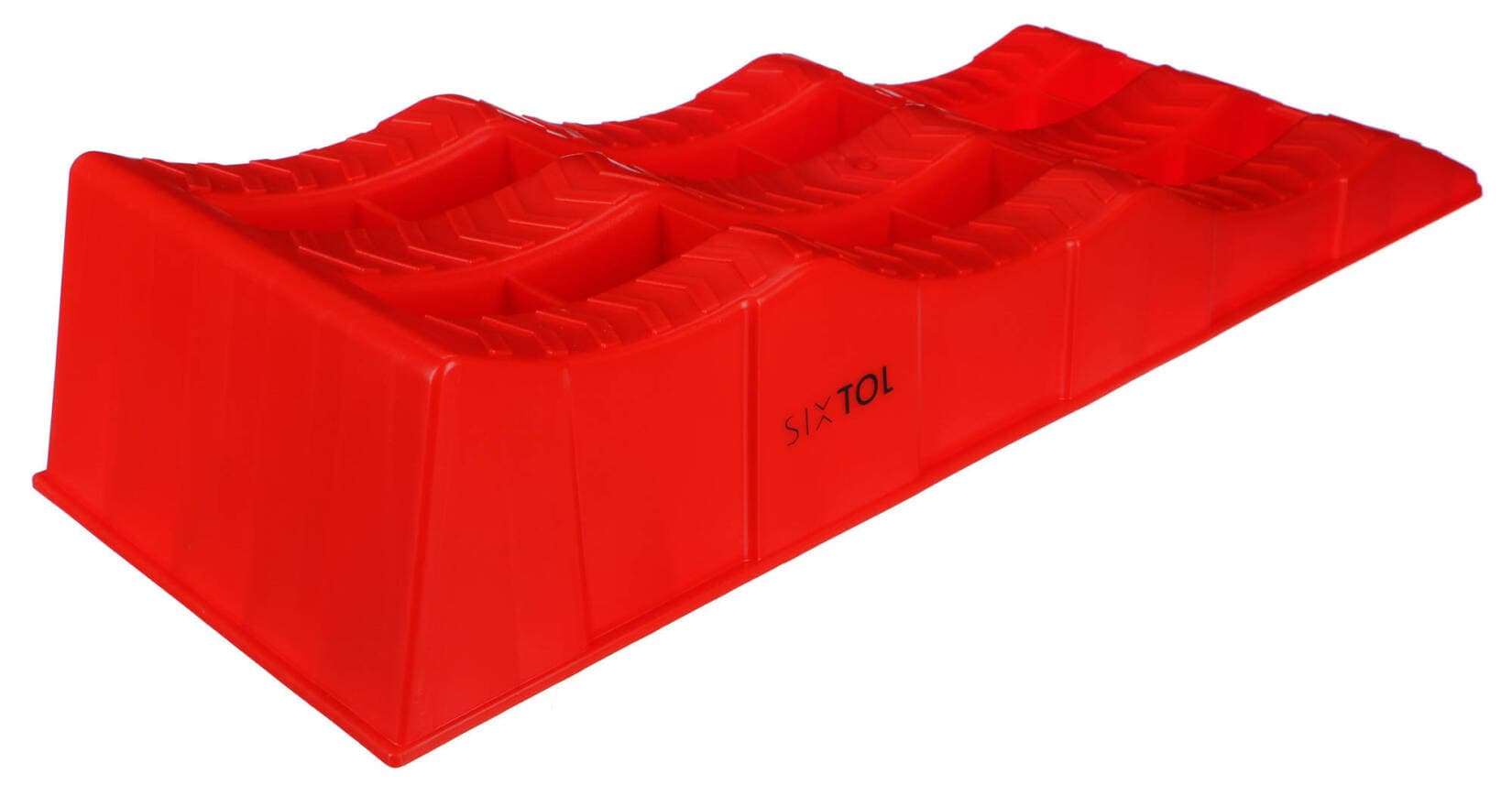 Nájezdové rampy pro auto MECHANIC CAR RAMP 5T, 2ks, červená SIXTOL - náhled 5