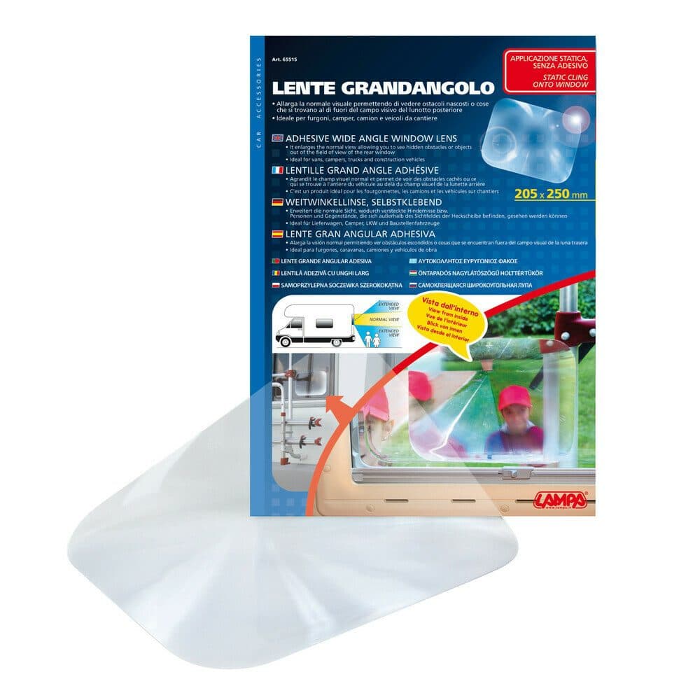 Zadní nalepovací čočka pro couvání - 200x250 mm LAMPA - náhled 1