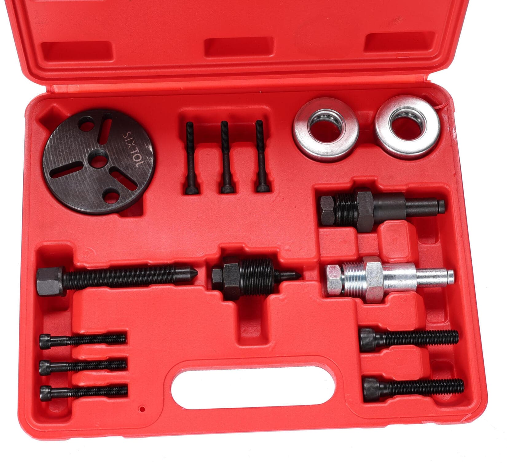 Sada na demontáž spojky kompresoru klimatizace MECHANIC AC SET 2, 15 ks SIXTOL - náhled 2