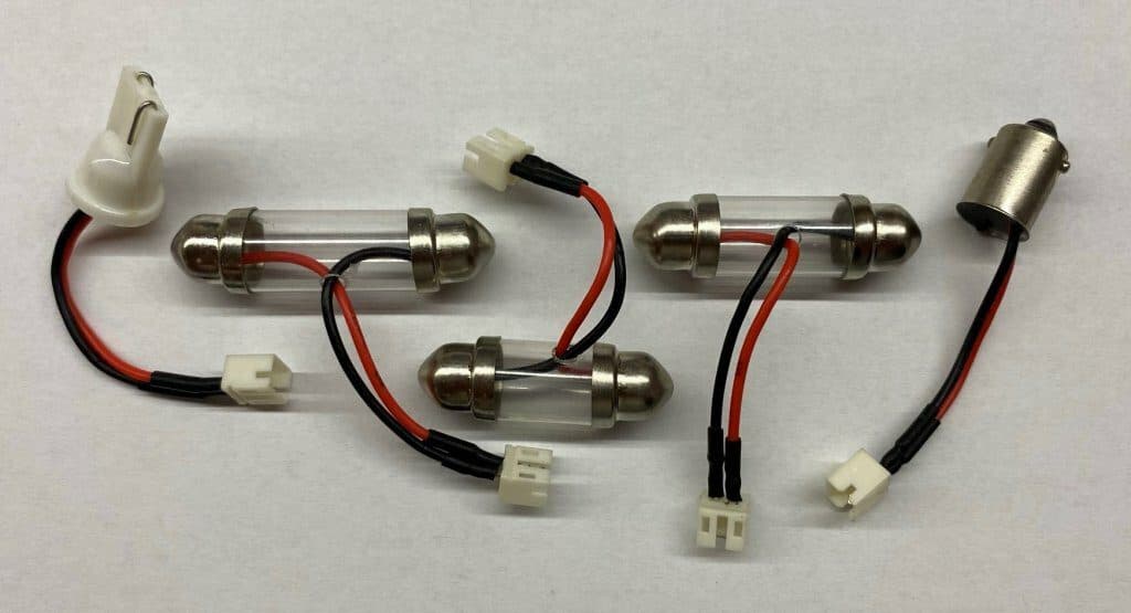 LED panel 65x35 mm 12V, 24LED modré - EUFAB - náhled 3