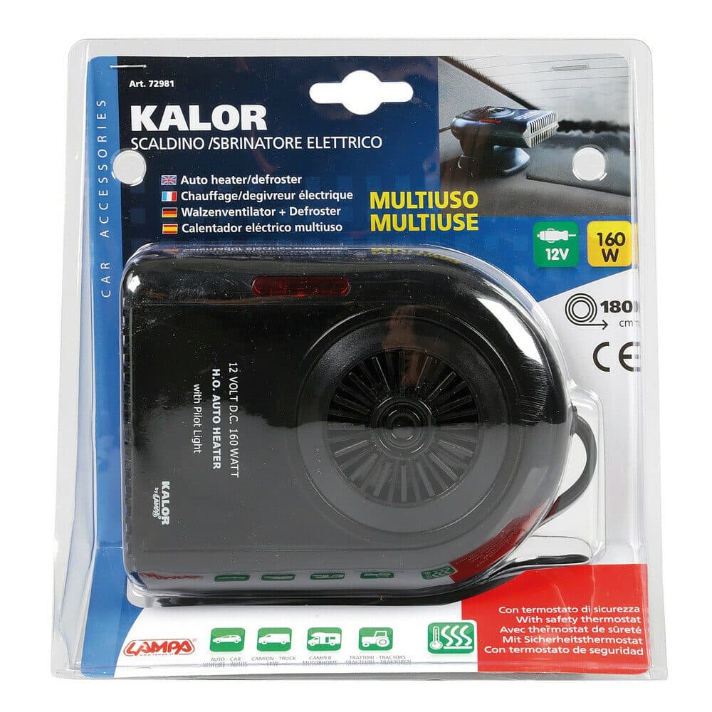 Topení s ventilátorem 12V - 160W LAMPA - náhled 3