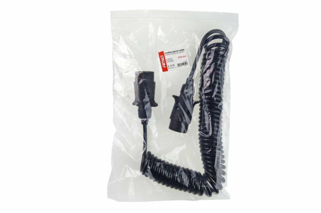 Spirálový kabel 7 pin 12V 6 m - náhled 3