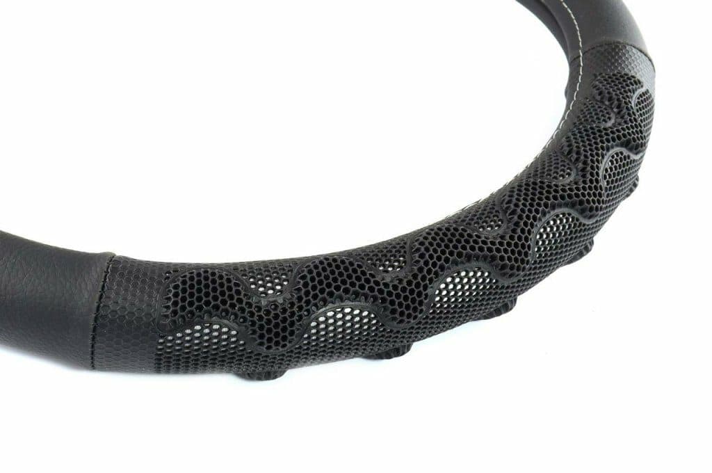 Potah volantu ergonomický UNI 37-39cm - černý - náhled 2
