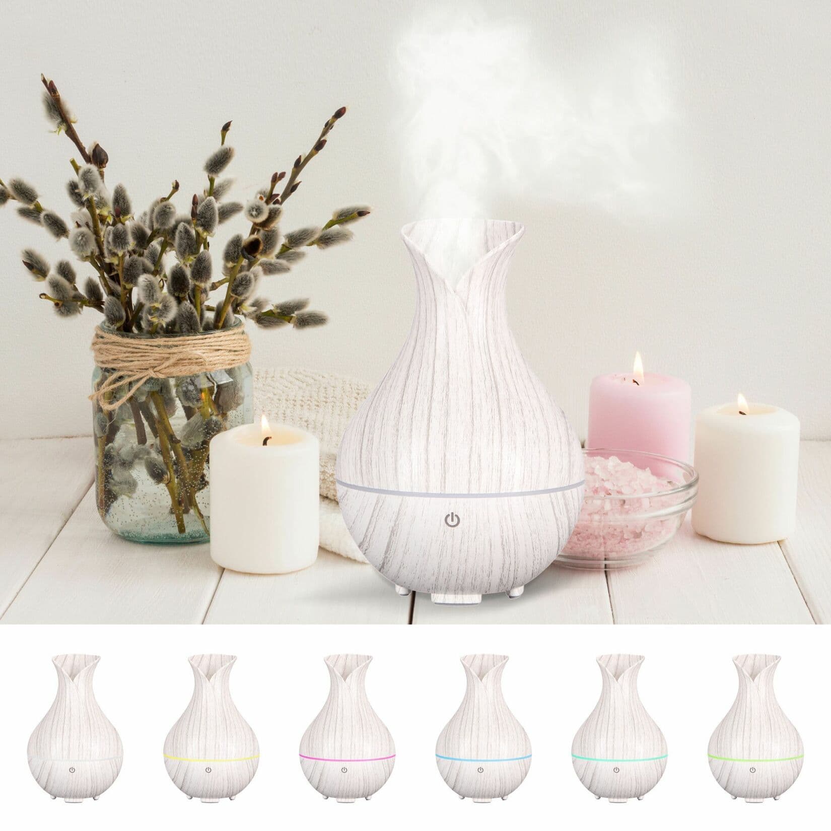 Aroma difuzer Bloom bílé dřevo 200ml SIXTOL - náhled 5